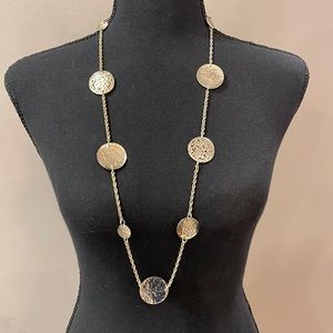 Kendra Scott Long Silver 36” Necklace